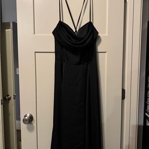 Signature Black Strapless Dress